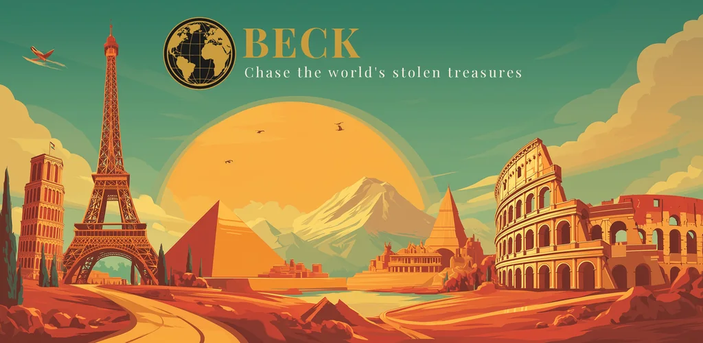 BECK: Detective Agency — a globe under a magnifying glass